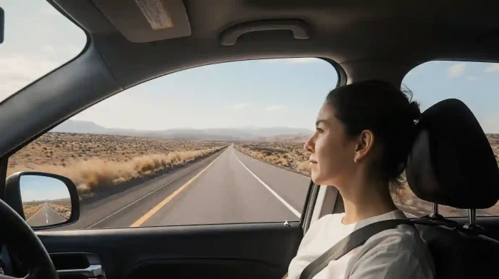 voyage seule en voiture en toute sécurité